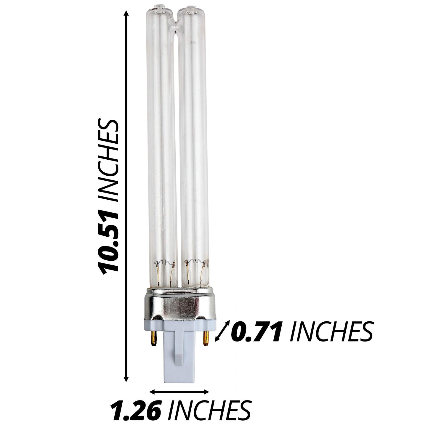 DualUV9 replacement bulb (UVC-9W-H)-YuzUV9