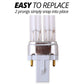 DualUV9 replacement bulb (UVC-9W-H)-YuzUV9