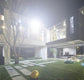 Solar Powered IP65 2400mA Adjustable 3 Head Motion Sensor Night Light